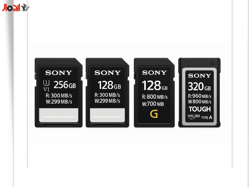 تصویر بهترین کارت حافظه برای دوربین سونی