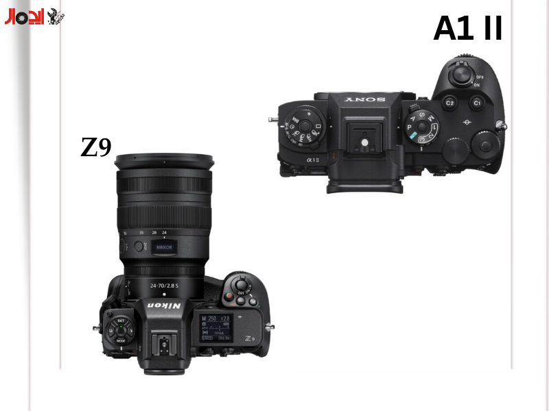 تصویر دوربین سونی A1 II با نیکون Z9