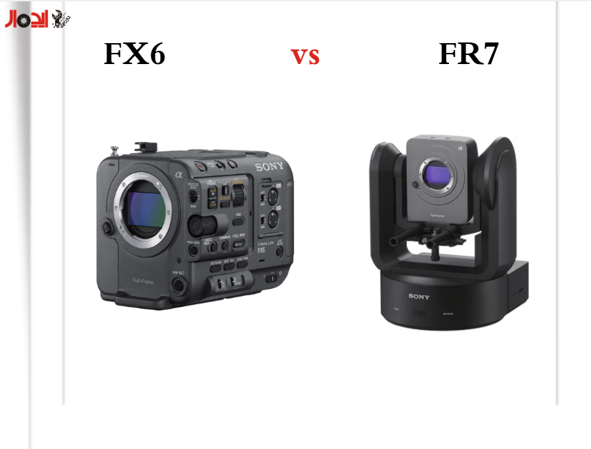 تصویر مقایسه دوربین سونی FX6 با FR7