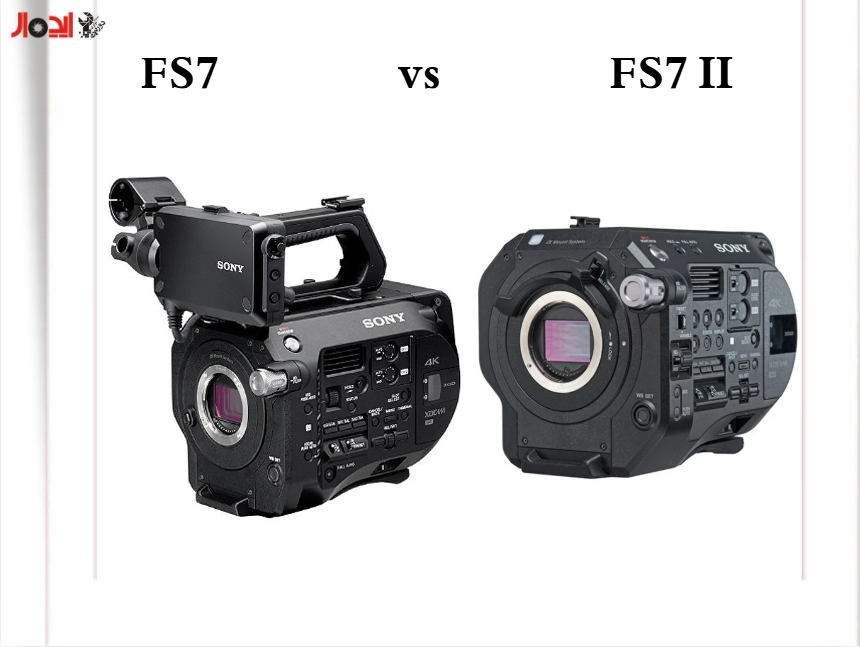 تصویر مقایسه Sony FS7 II با FS7