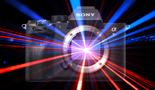 تصویر لیزر خوردگی سنسور دوربین سونی