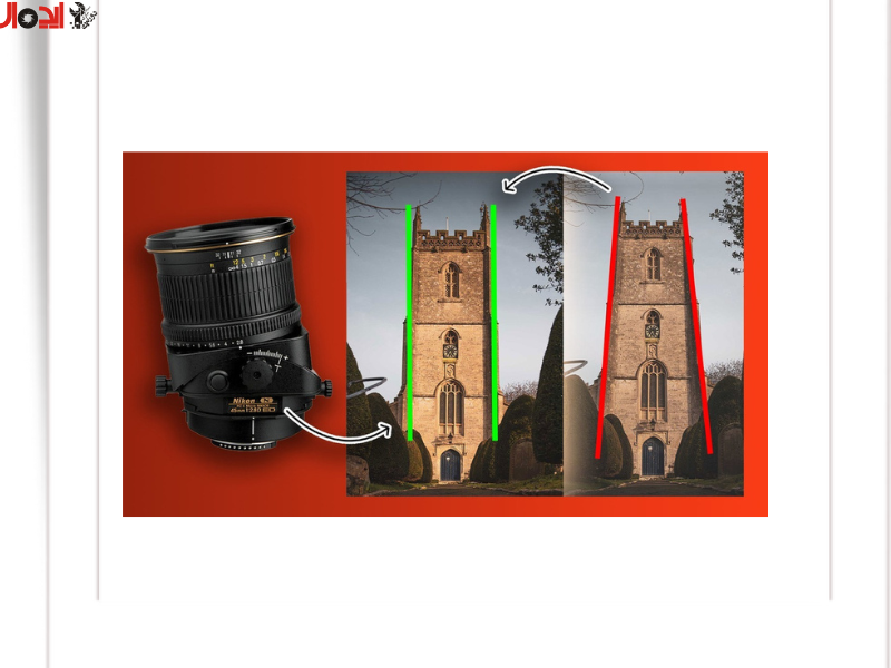 تصویر لنز تیلت شیفت