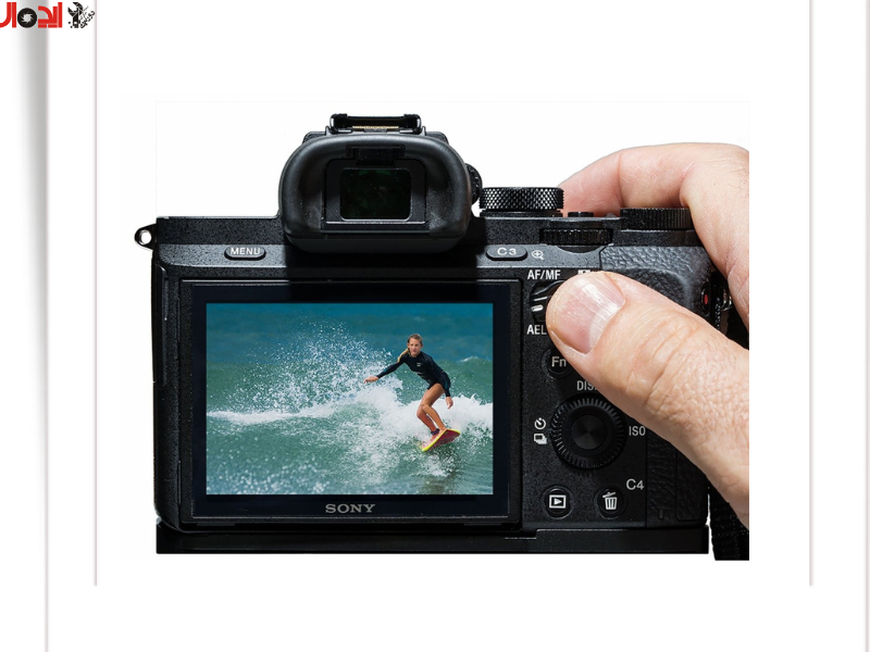 تصویر دکمه پشت دوربین